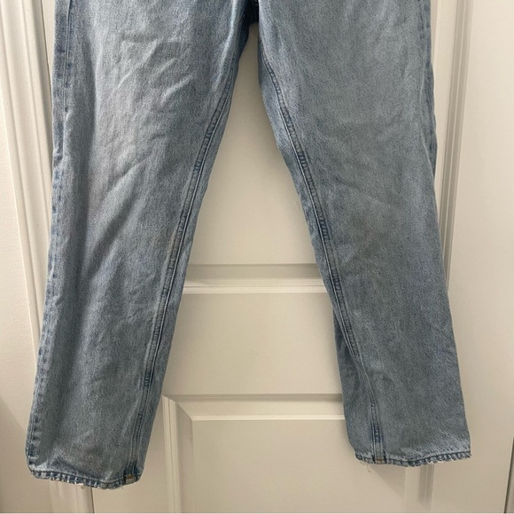SALE! Agolde Button Front Straight Leg Classic Blue Women's Jeans Size 26 - Picture 3 of 9